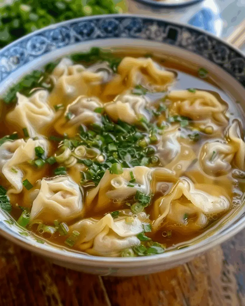 Easy Wonton Soup Recipe
