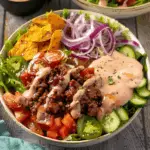 Fully Loaded Burger Bowl with “Special Sauce” 4 Fully Loaded Burger Bowl with “Special Sauce”