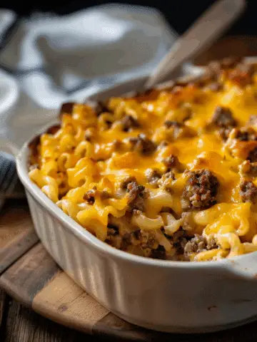 Cheesy Hamburger Casserole