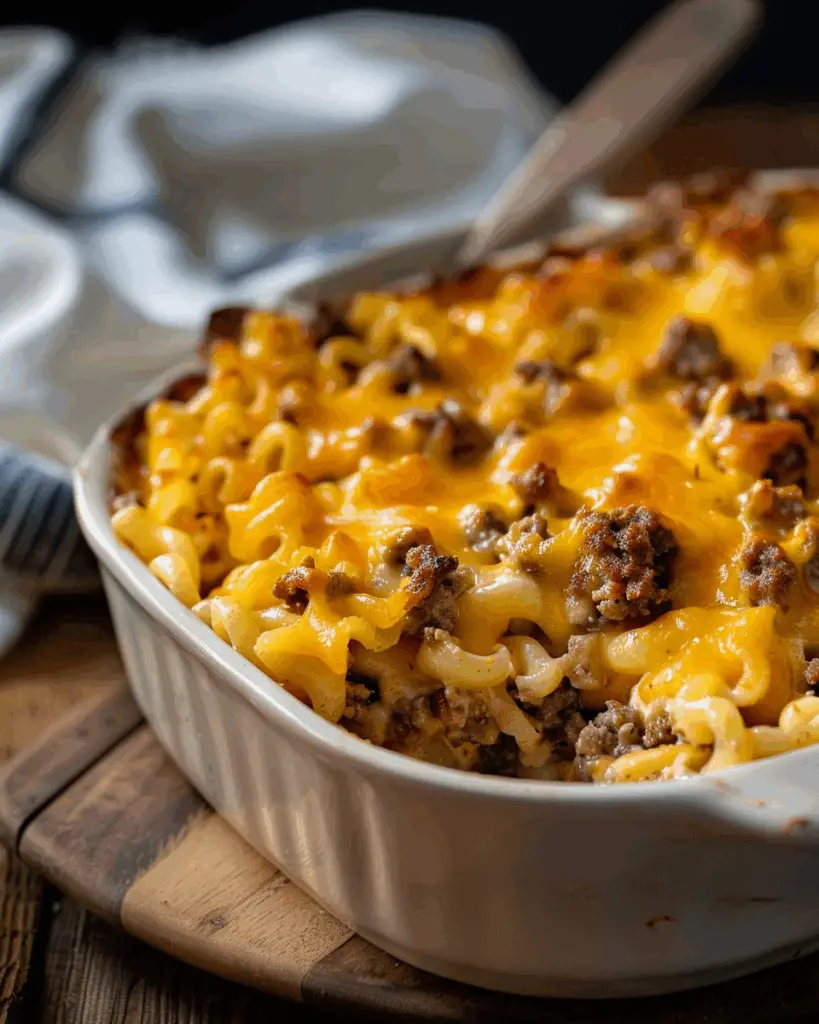 Cheesy Hamburger Casserole