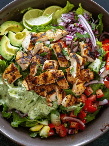 Peruvian Grilled Chicken Salad