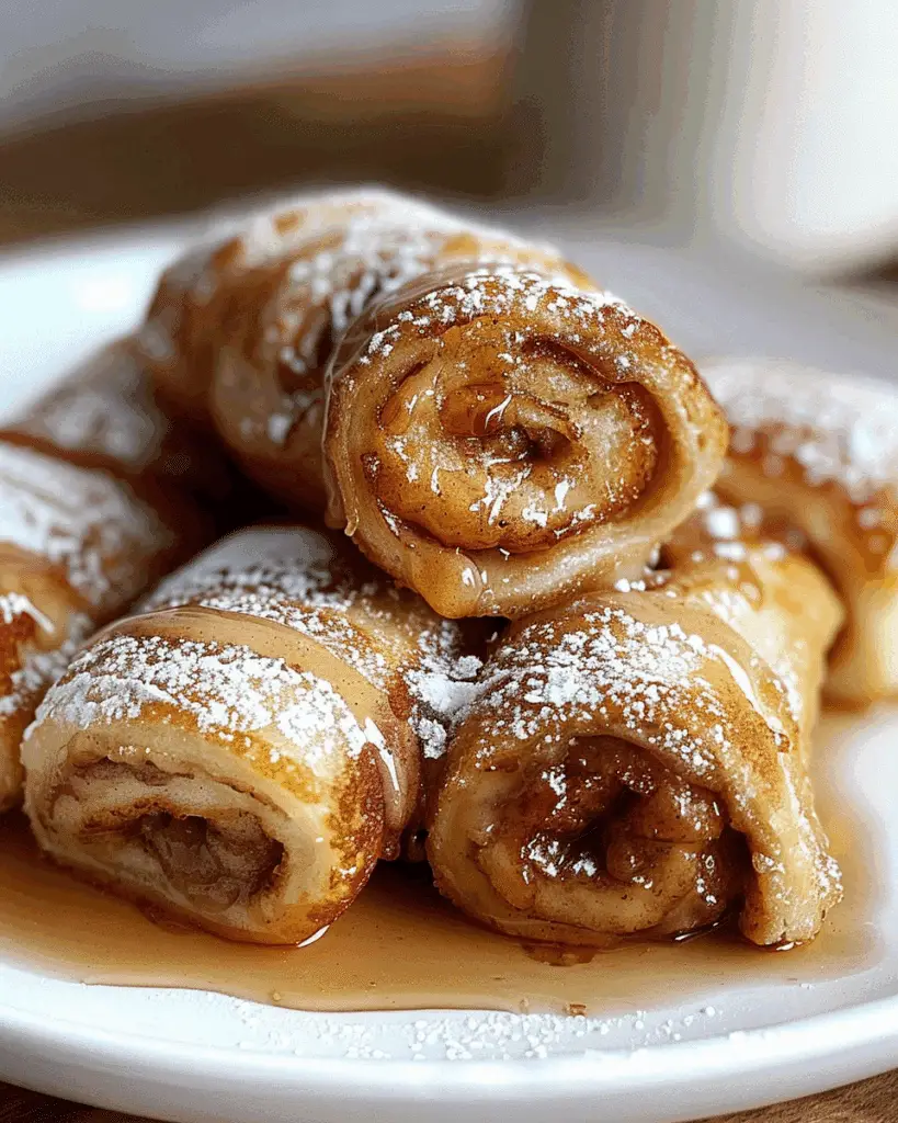Cinnamon Roll French Toast Roll-Ups
