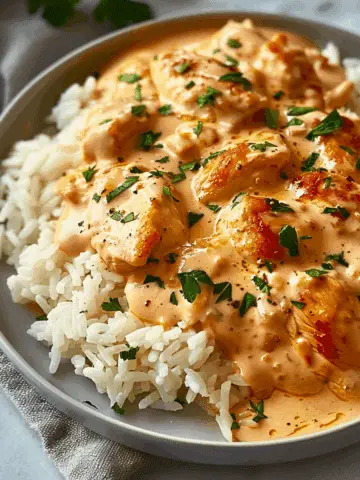 Creamy Smothered Chicken and Rice