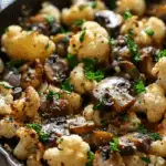 Garlic Cauliflower Mushroom Skillet: Quick & Delicious Dish