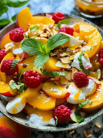 Millionaire Peach Salad