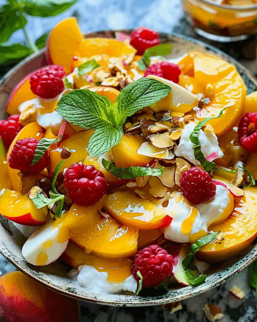 Millionaire Peach Salad