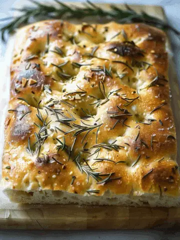 Overnight Refrigerator Focaccia