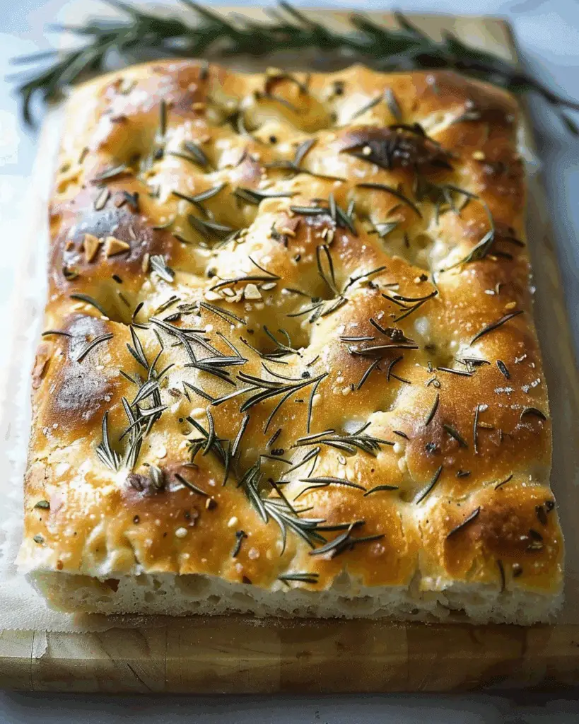 Overnight Refrigerator Focaccia