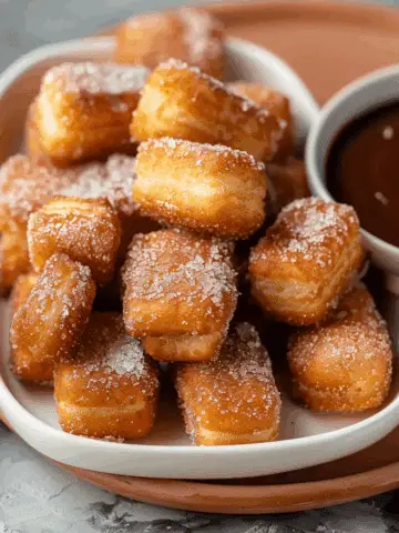 Sweet Air Fryer Churro Bites
