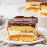Boston Cream Poke Cake