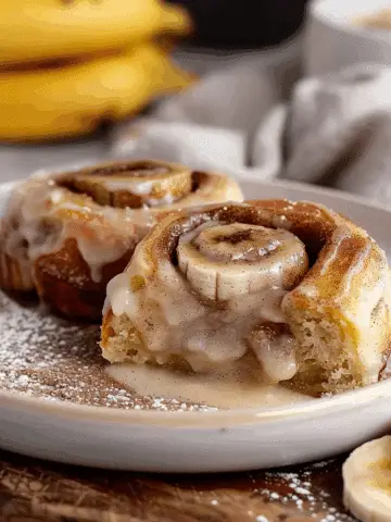 Banana Bread Cinnamon Rolls