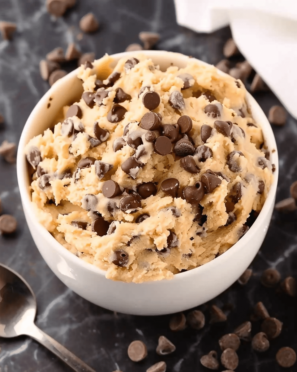 Edible Chocolate Chip Cookie Dough Sue Recipe