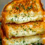 Garlic Bread Grilled Cheese