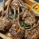 Garlic Parmesan Fried Lamb Chops