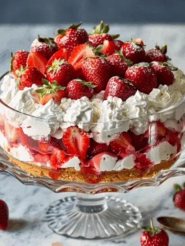 Southern Strawberry Punch Bowl Cake