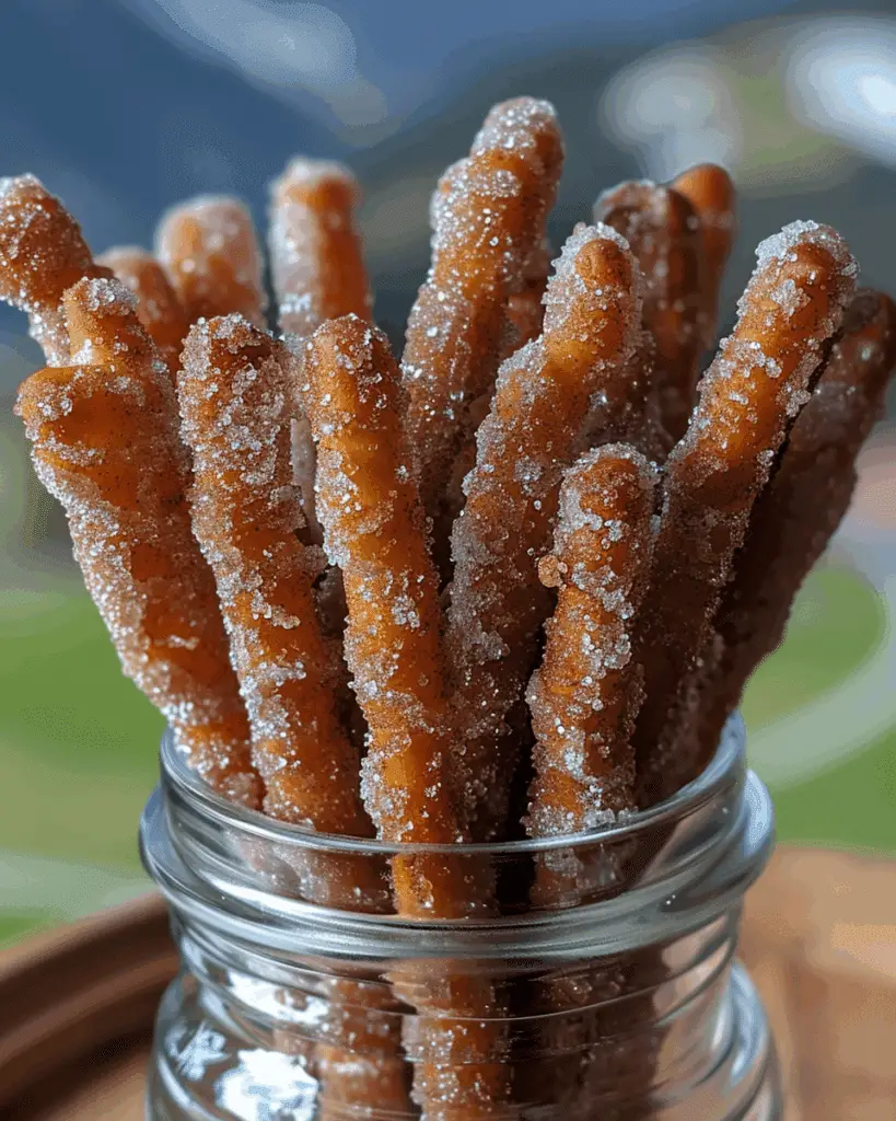 Sweet Spiced Cinnamon Sugar Pretzel Sticks