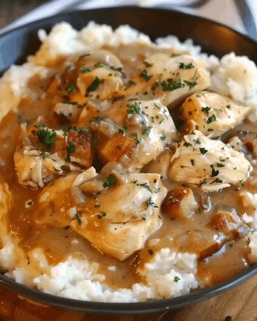Crockpot Chicken & Gravy
