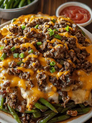 Hamburger Green Bean Casserole