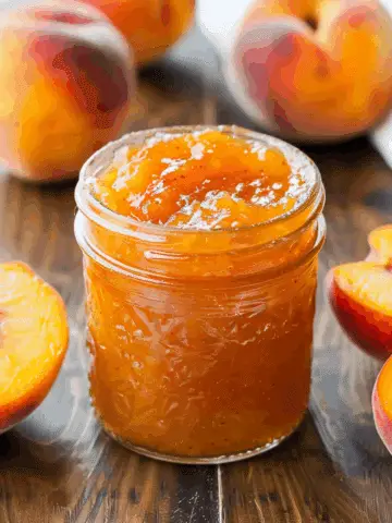 Homemade Peach Jam (No Pectin)