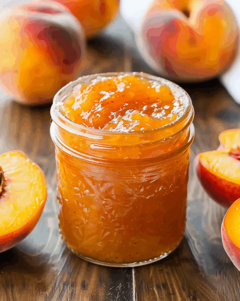Homemade Peach Jam (No Pectin)