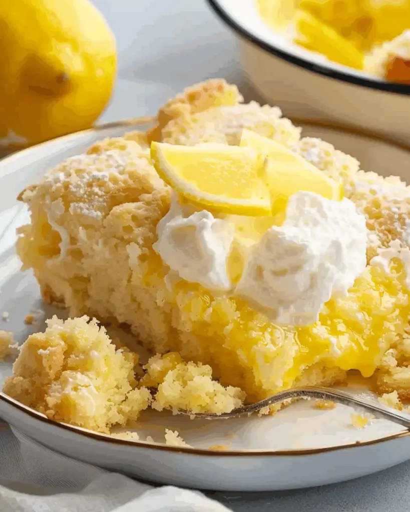 Lemon Dump Cake