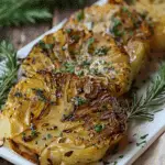 Oven Roasted Garlic Cabbage Steaks