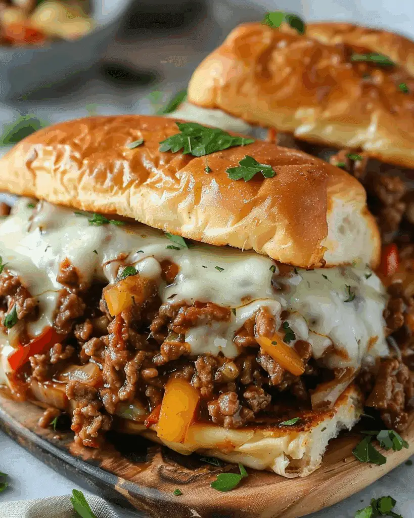 Philly Cheesesteak Sloppy Joes