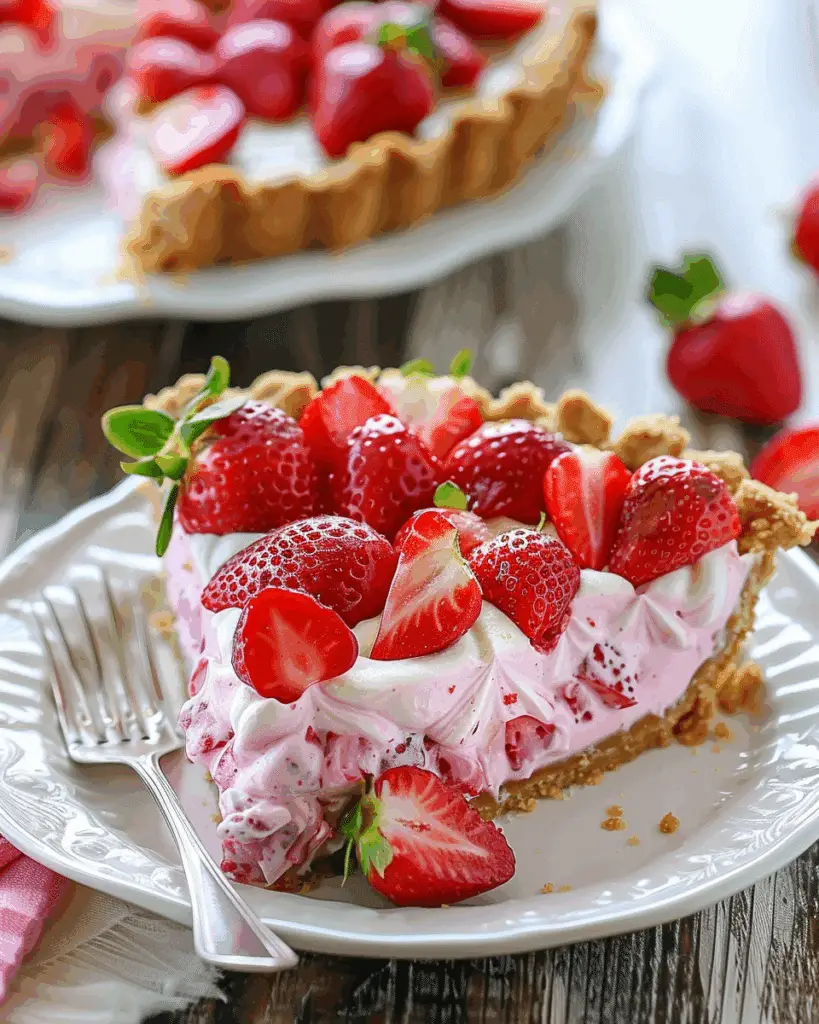 Strawberry Cream Cheese Pie – No‑Bake, All Yum!