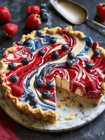 4th of July Swirl Pie