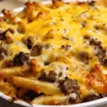 Cheeseburger French Fry Casserole