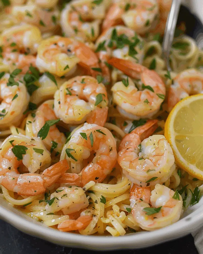 Shrimp Scampi Pasta Bake