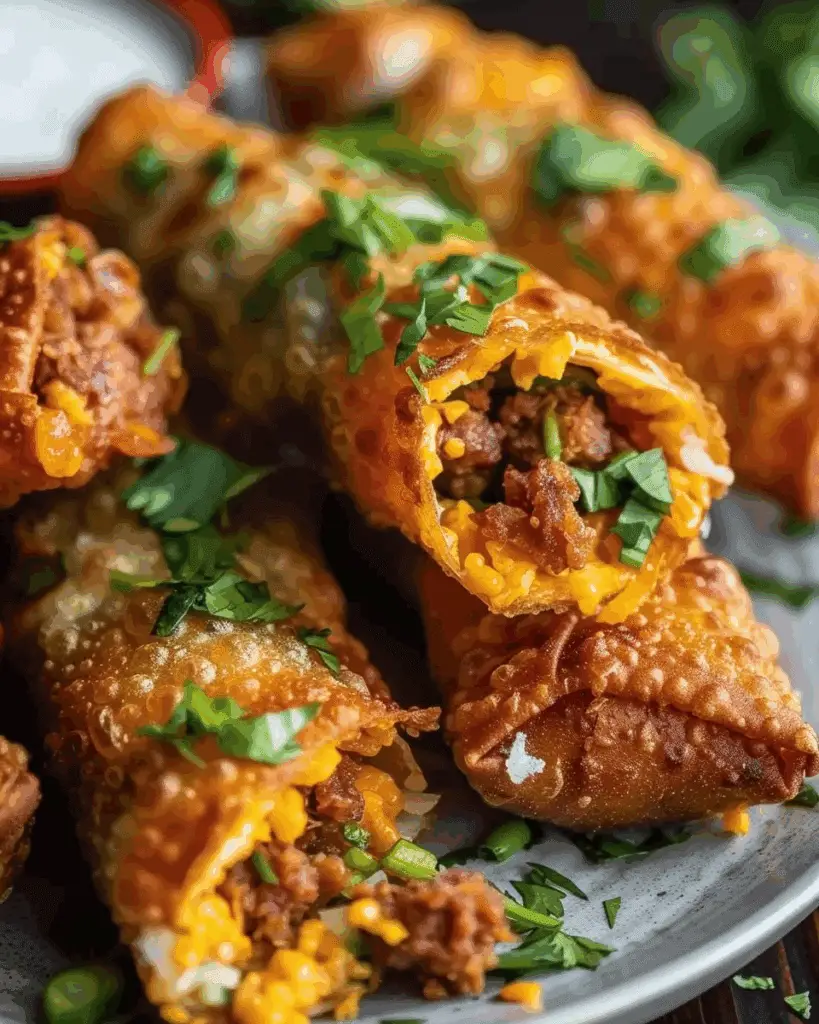 Crispy Nacho Egg Rolls