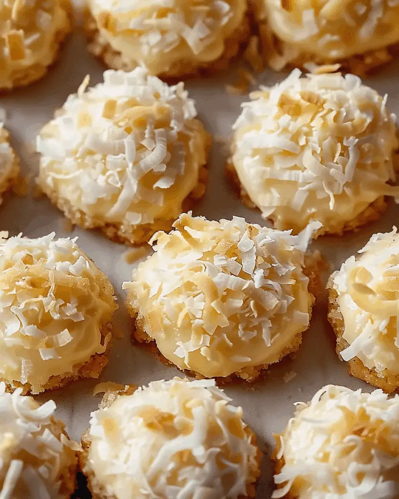 Lemon Coconut Cheesecake Cookies