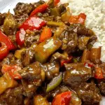 Pepper Steak with Bell Peppers and Onion