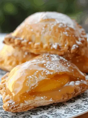 Peach Cobbler Donut Hand Pies