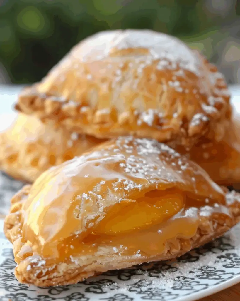 Peach Cobbler Donut Hand Pies