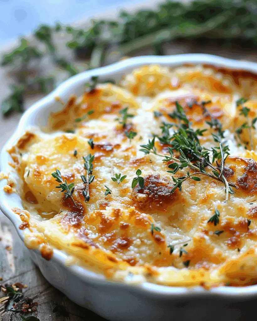 Ruth's Chris Inspired Potatoes au Gratin