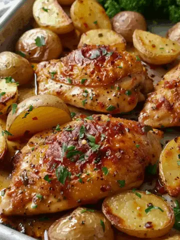 Sheet Pan Chicken and Potatoes