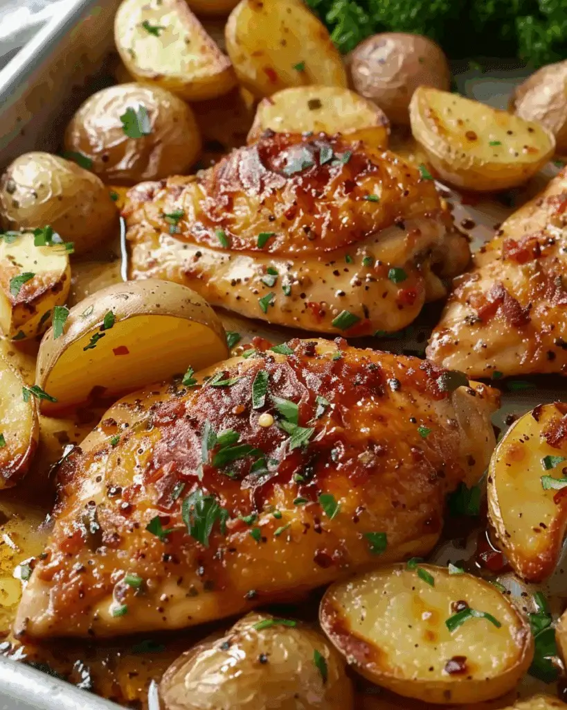 Sheet Pan Chicken and Potatoes