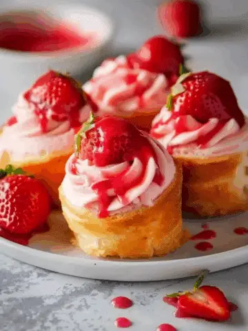 Strawberry Cheesecake Rolls