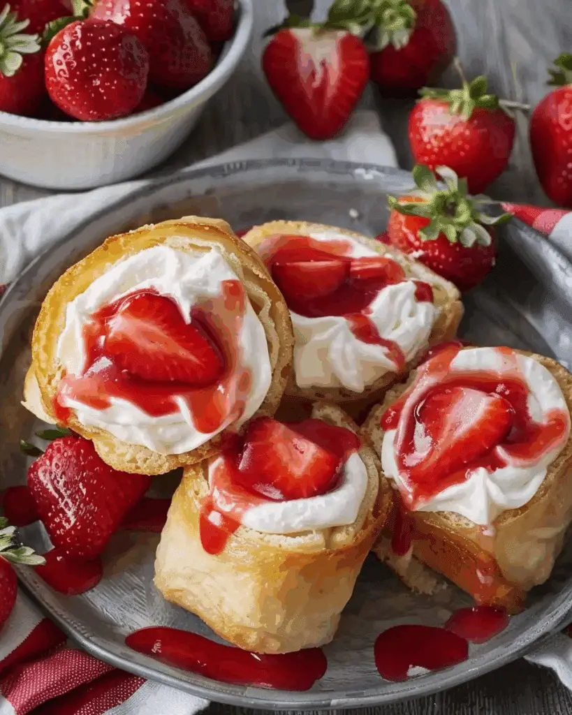 Strawberry Cheesecake Rolls