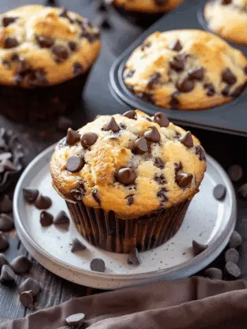 Bakery Style Chocolate Chip Muffins