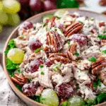 Chicken Salad with Grapes, Pecans, and Celery