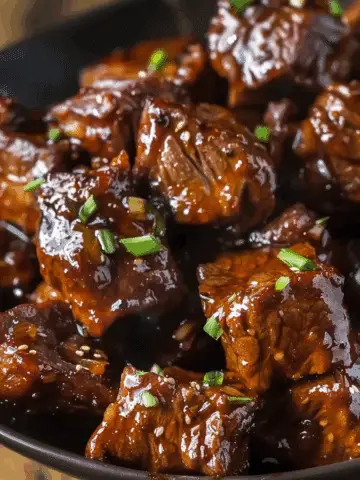 Honey Garlic Steak Bites