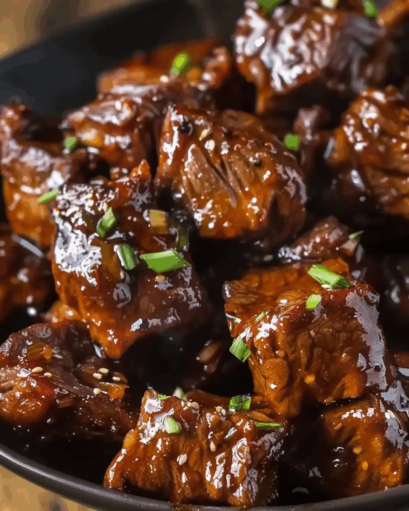 Honey Garlic Steak Bites