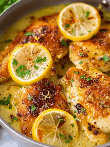 Lemon Chicken Recipe with Lemon Butter Sauce