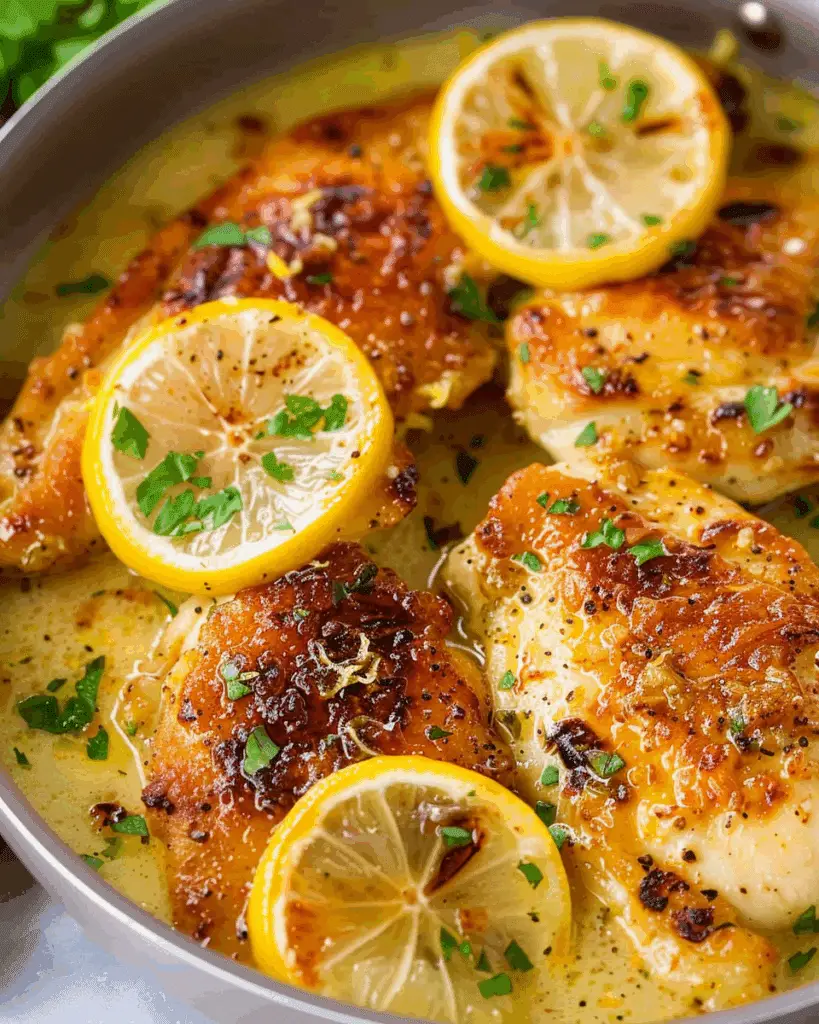 Lemon Chicken Recipe with Lemon Butter Sauce