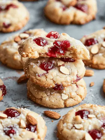 Almond Cherry Cookies