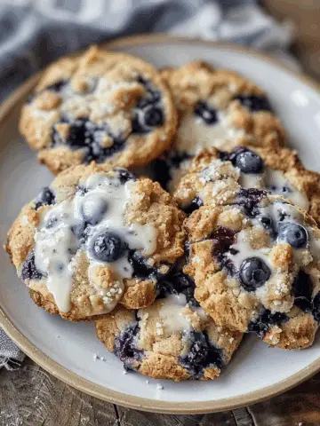 Blueberry Muffin Cookies with Streusel Topping – A Bakery-Worthy Treat!