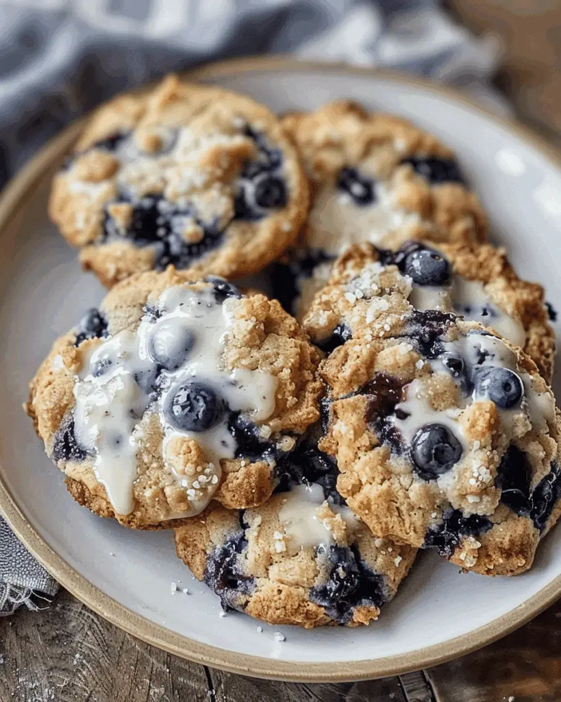 Blueberry Muffin Cookies with Streusel Topping – A Bakery-Worthy Treat!